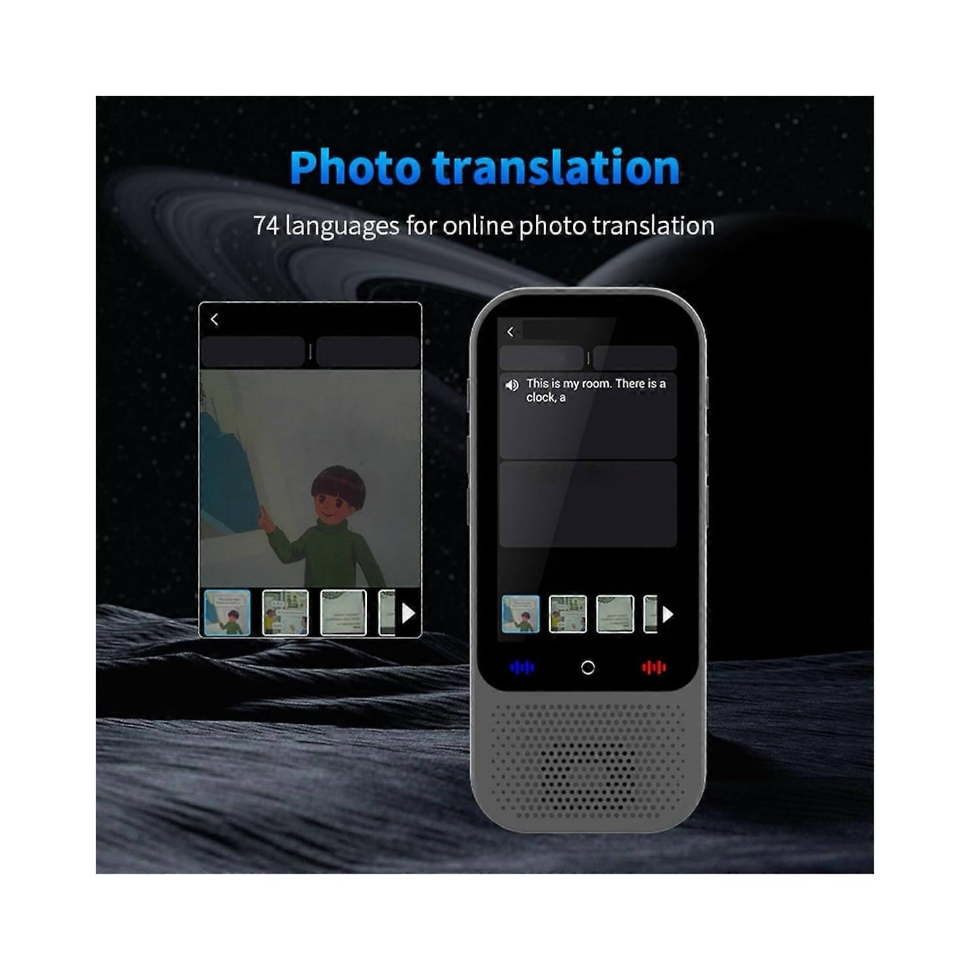 Device supports ChatGPT, offline translation, learning mode, and currency conversion, from xStore in Qatar.
