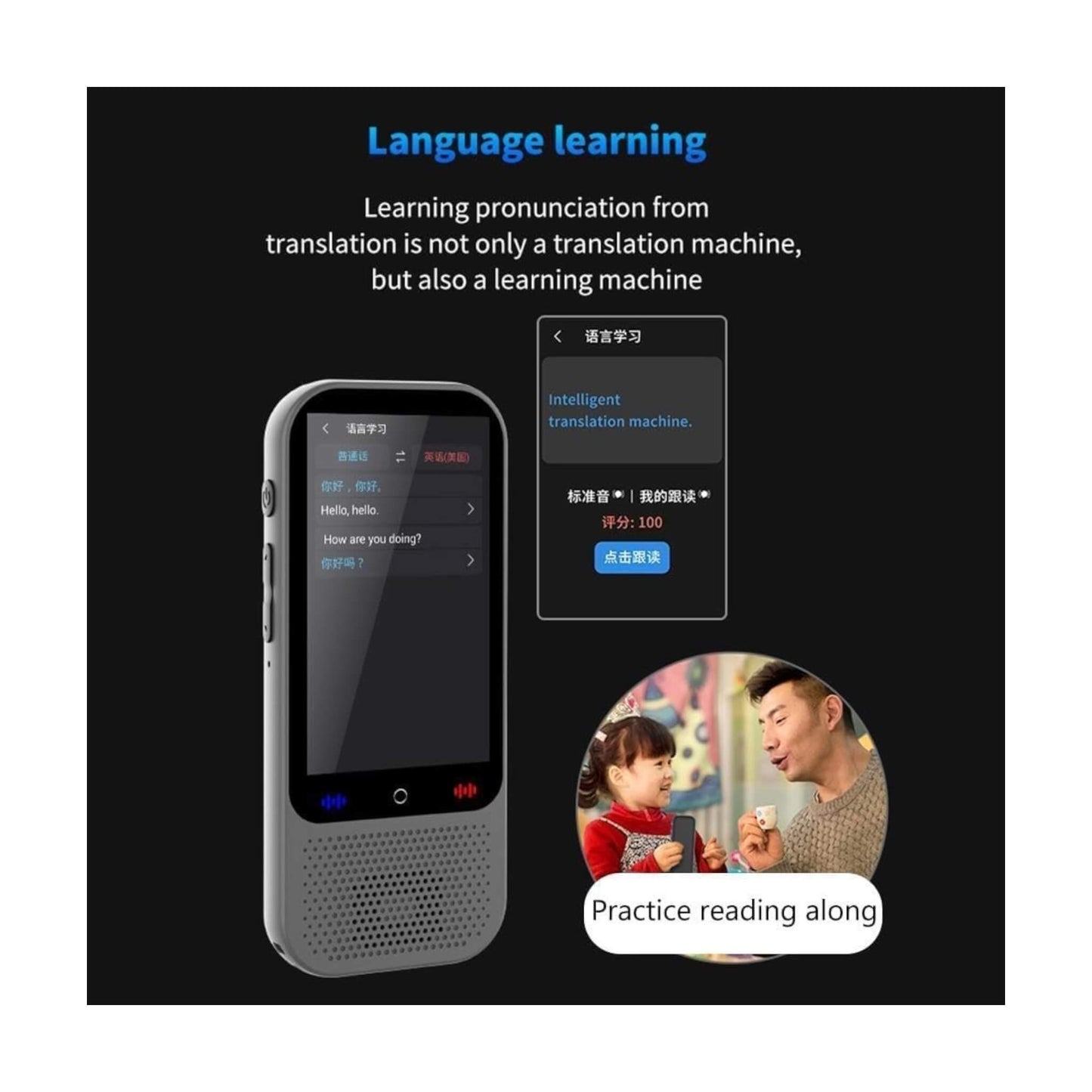 Advanced translator with intelligent recording, offline in 18 languages, and seamless communication from xStore in Qatar.
