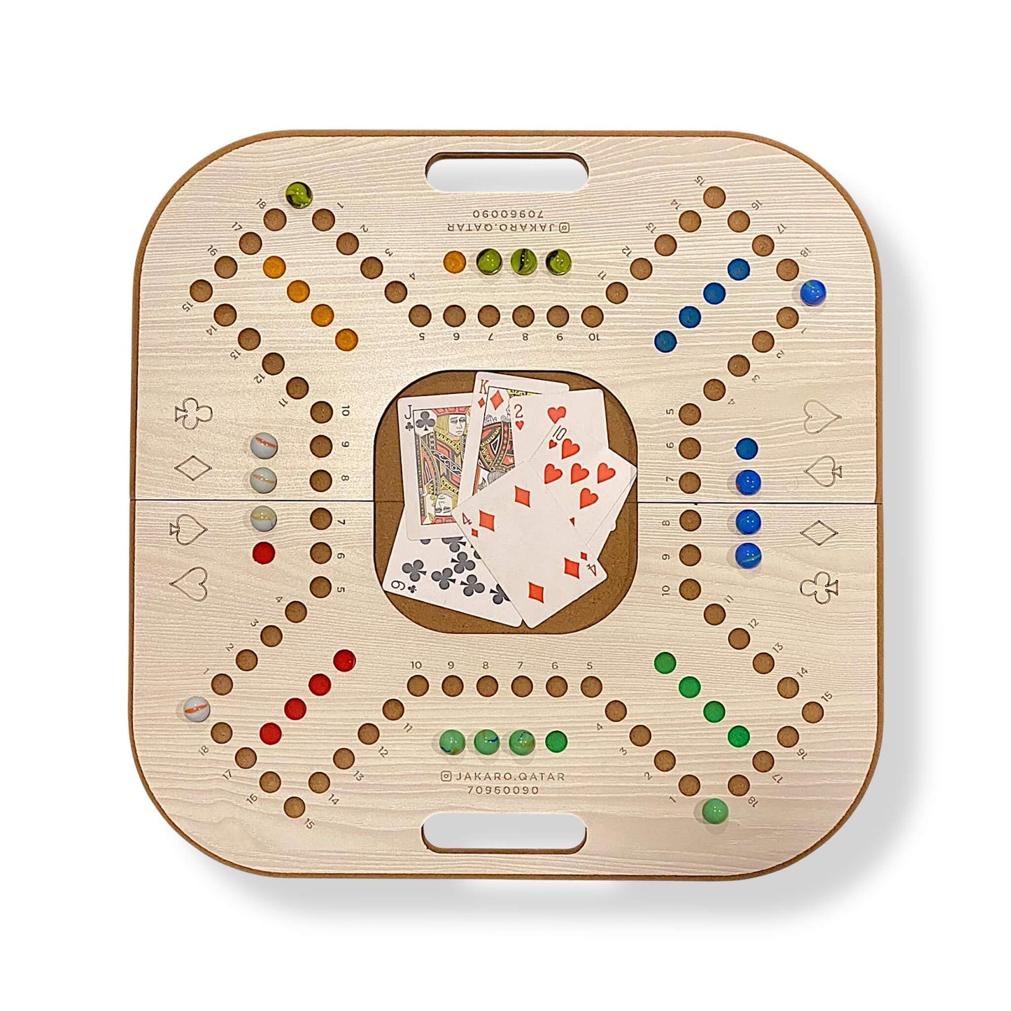 Jackaroo game for 4 players available at TaMiMi Projects in Qatar. Perfect for family fun and strategy enthusiasts.