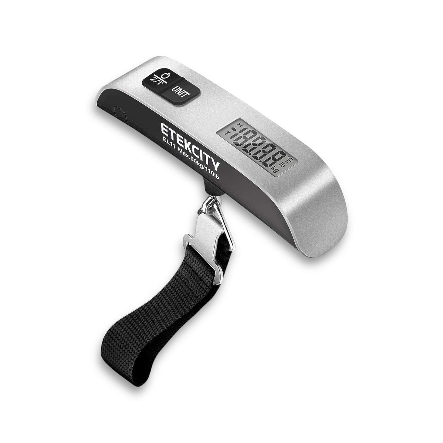 Best-selling digital luggage scale with 50kg capacity, accurate sensor, and rubber grip from xStore in Qatar
