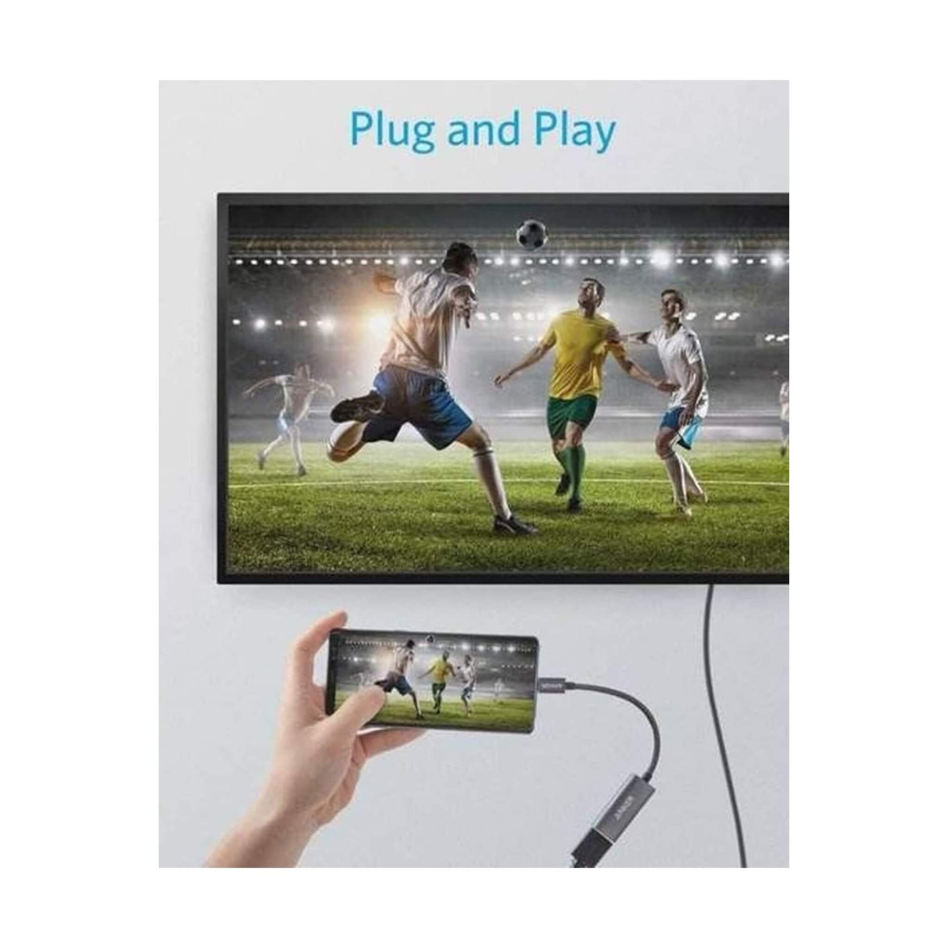 Anker PowerExpand USB-C to HDMI adapter with 4K ultra-clear output from xStore.qa in Qatar.