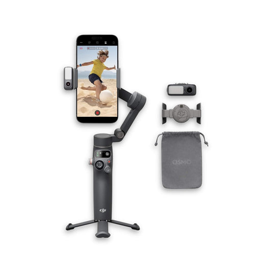 DJI Osmo Mobile 7P Gimbal Stabilizer ensures ultra-smooth video capture with pro-level stabilization from xStore.qa in Qatar.