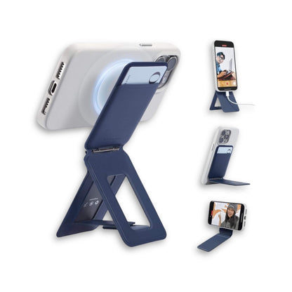 MOFT Phone Tripod Stand - Magsafe - Navy Made with MOVAS, the revolutionary vegan leather, from xStore.qa in Qatar.
