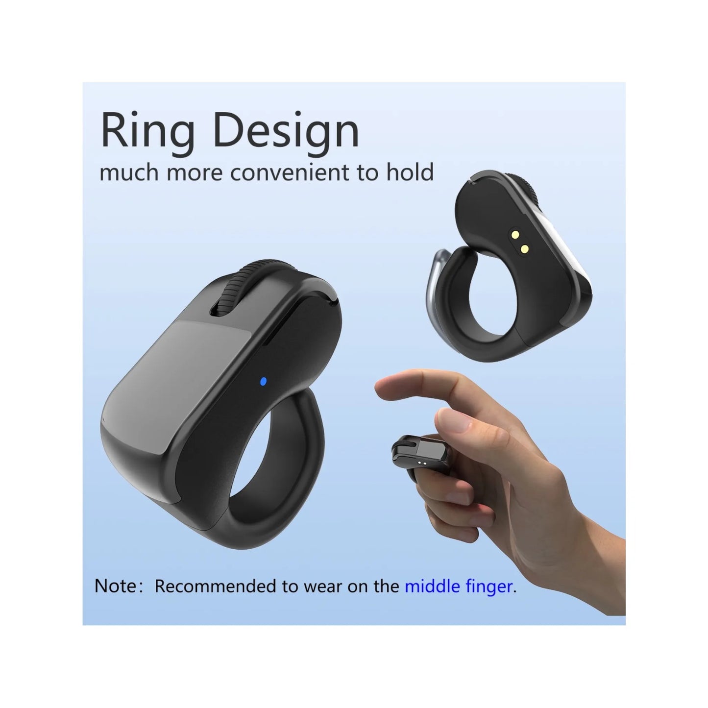 Smart Bluetooth Ring Controller, Compatible with iOS, Android, Windows, and macOS. Available now from xStore.qa in Qatar.