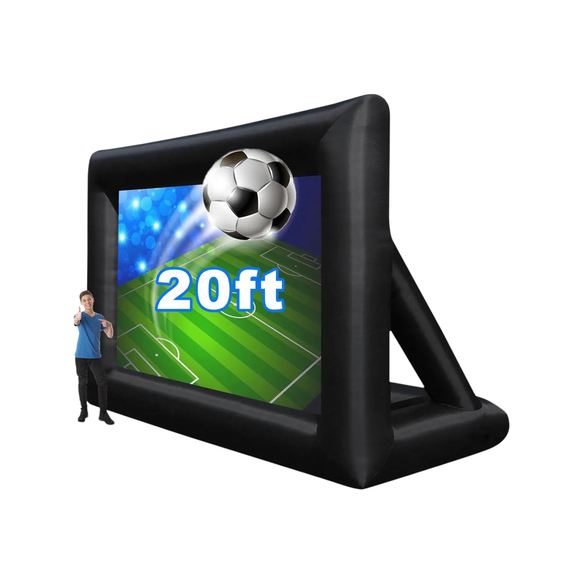 Inflatable Movie Screen، Quick and easy setup with a powerful, low-noise air blower in 2-3 minutes، from xStore.qa in Qatar.