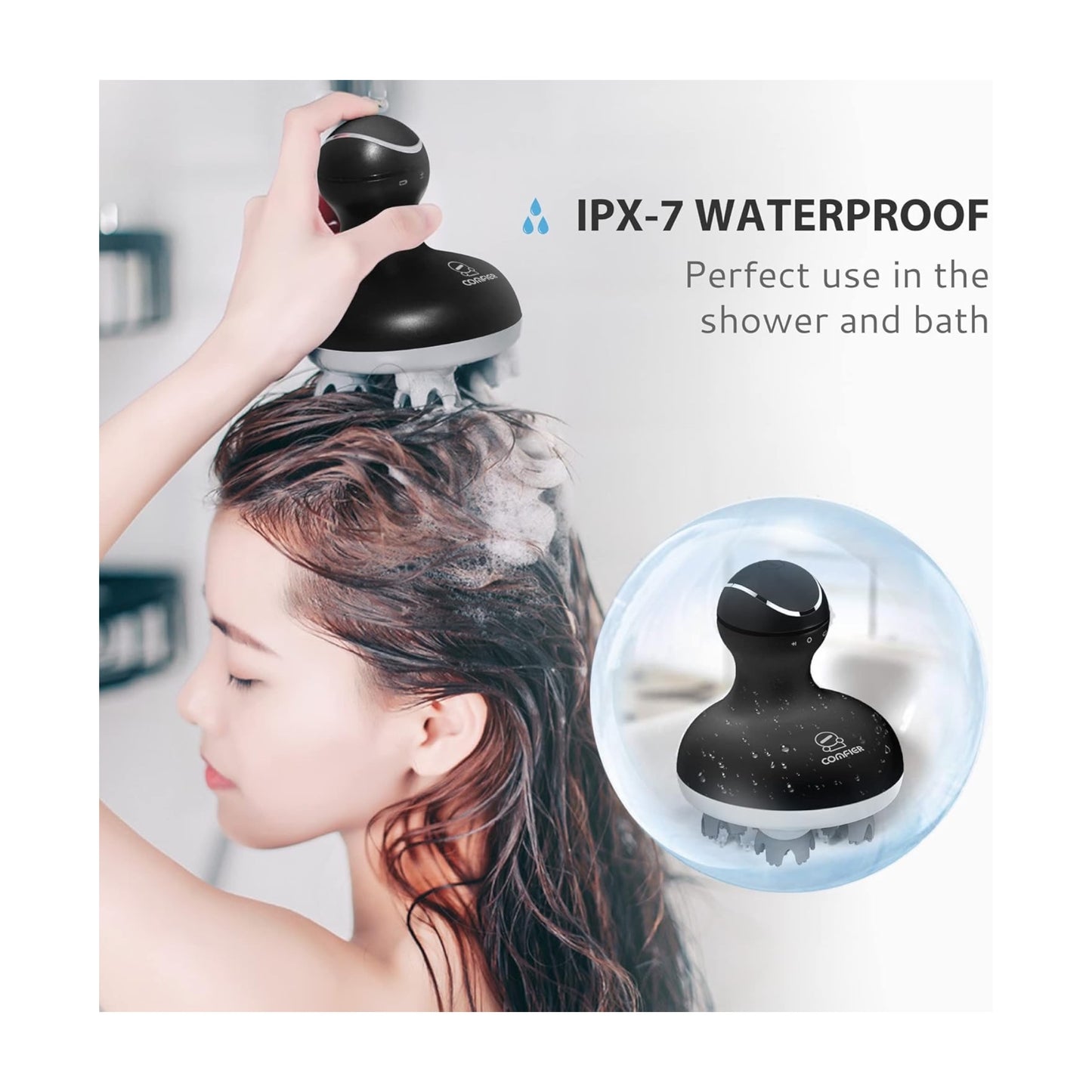 Electric Scalp Head Massager, Electric scalp massager from Comfier designed for hair growth and relaxation. at xStore in Qatar.