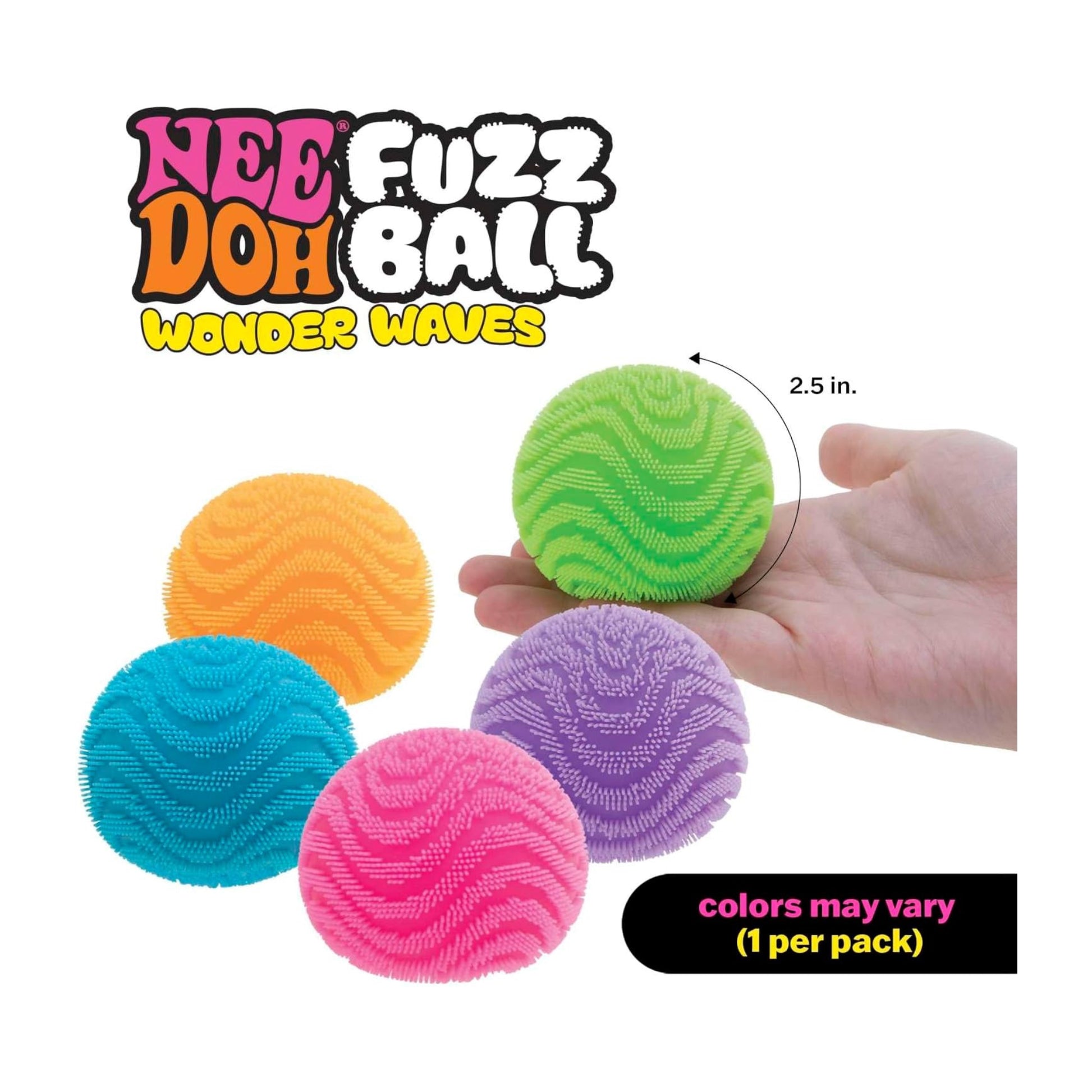 NeeDoh Fuzz Ball Sensory Stress Ball from xStore in Qatar, Sensory stress ball designed to relieve stress and anxiety