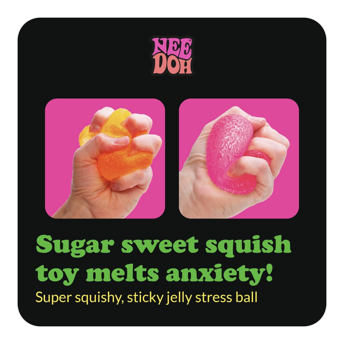 NeeDoh Gumdrop Sensory Stress Toy, Fun gumdrop-shaped design with a soft squishy feel. xStore in Qatar.