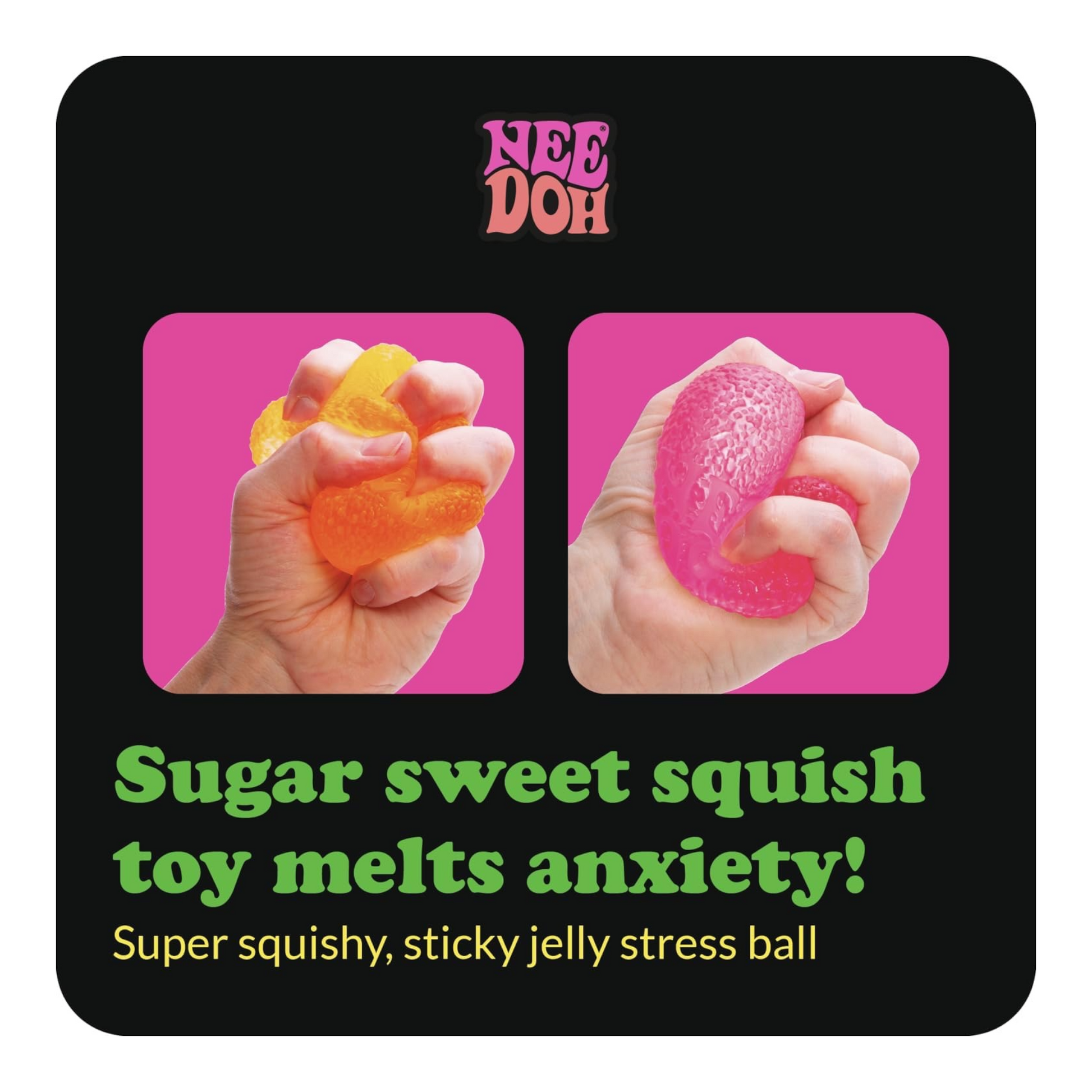 NeeDoh Gumdrop Sensory Stress Toy, Fun gumdrop-shaped design with a soft squishy feel. xStore in Qatar.
