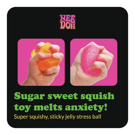 NeeDoh Gumdrop Sensory Stress Toy, Fun gumdrop-shaped design with a soft squishy feel. xStore in Qatar.