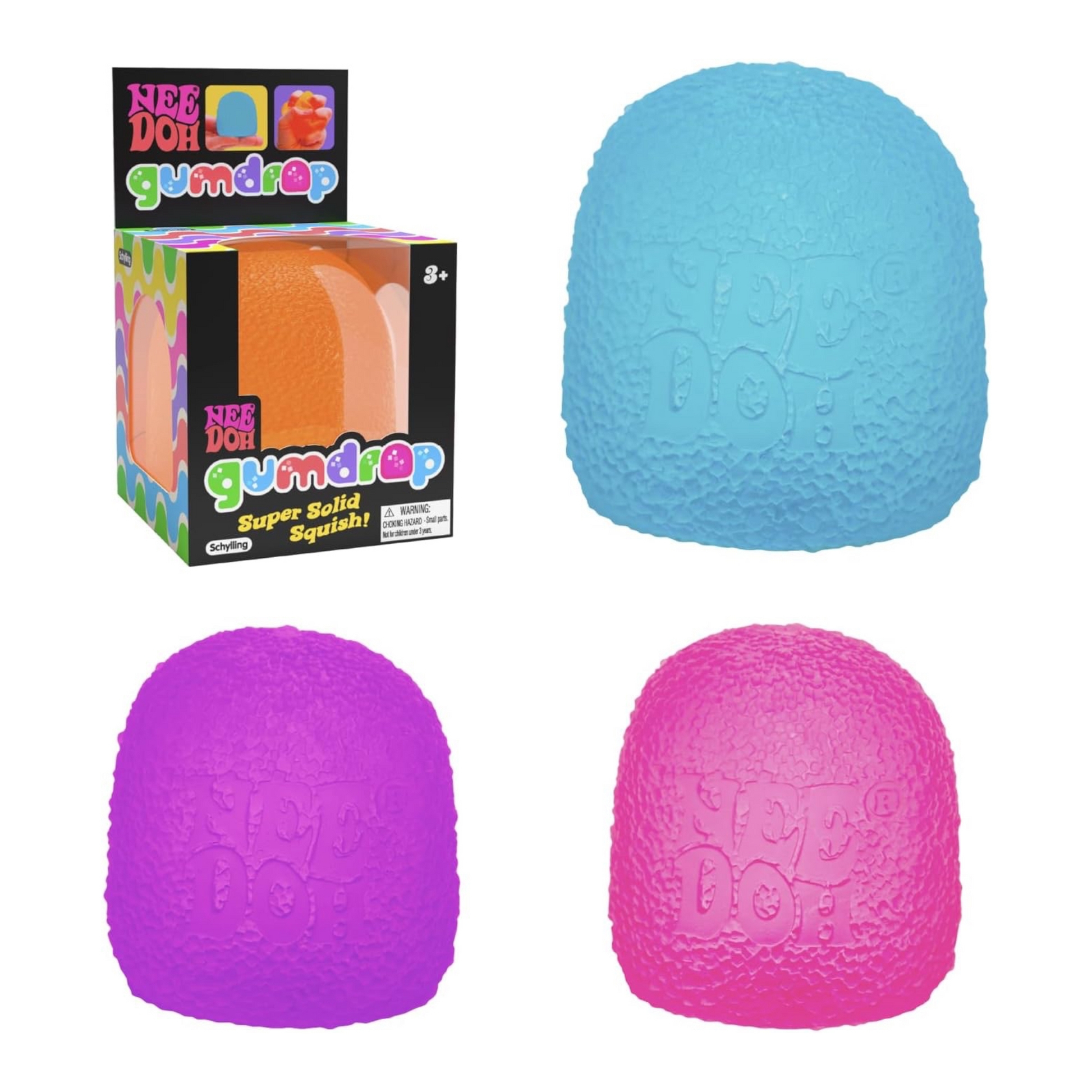 NeeDoh Gumdrop Sensory Stress Toy, Sensory stress toy designed to relieve stress and anxiety. xStore in Qatar.