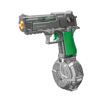 Green Lion GN85 Electric Water Gun, Up to 9m shooting range, 320mL water tank, Fast charging. xStore in Qatar.