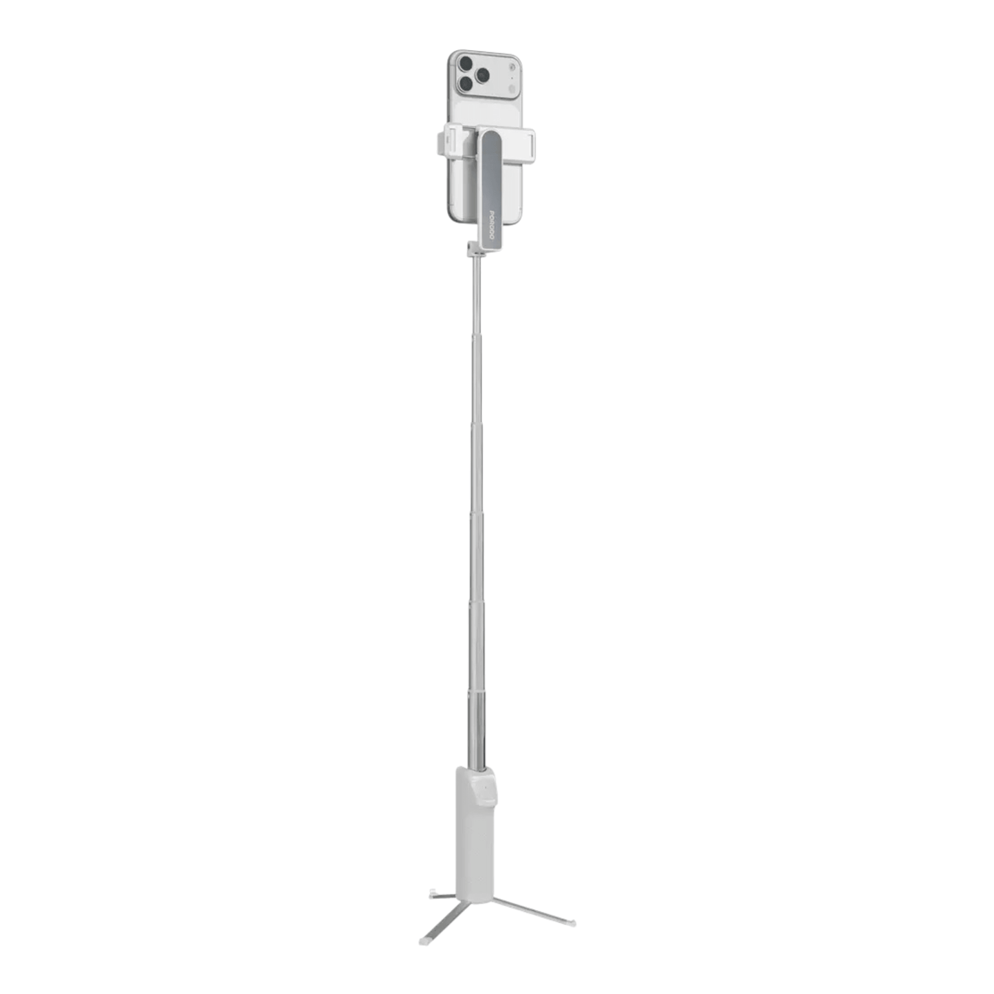 Porodo Malibu Selfie Stick with Tripod & Bluetooth Remote, Detachable Bluetooth remote for easy shooting.
