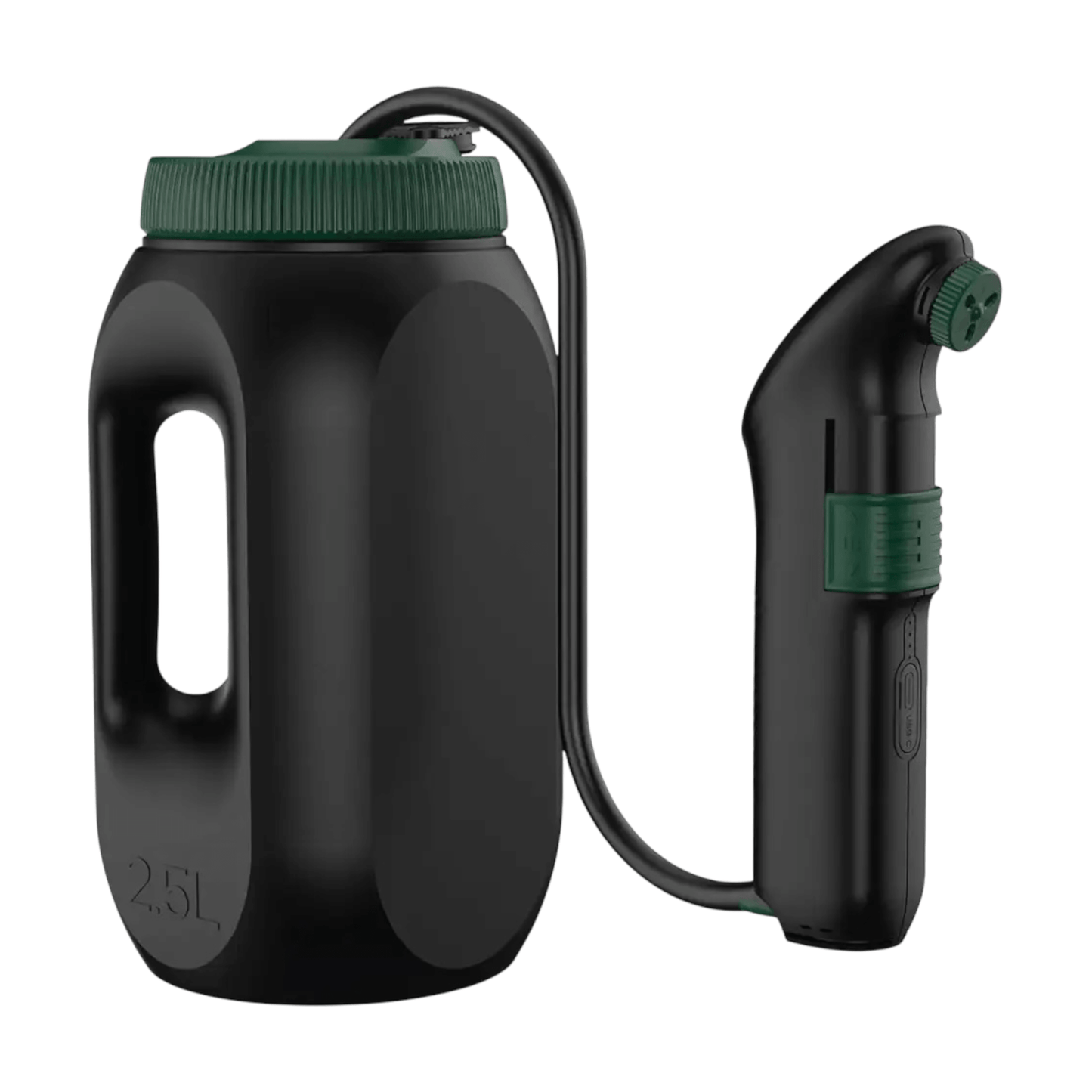 Green Lion Portable Bidet with 2.5L Water Tank, Dual spray modes for adjustable pressure control.