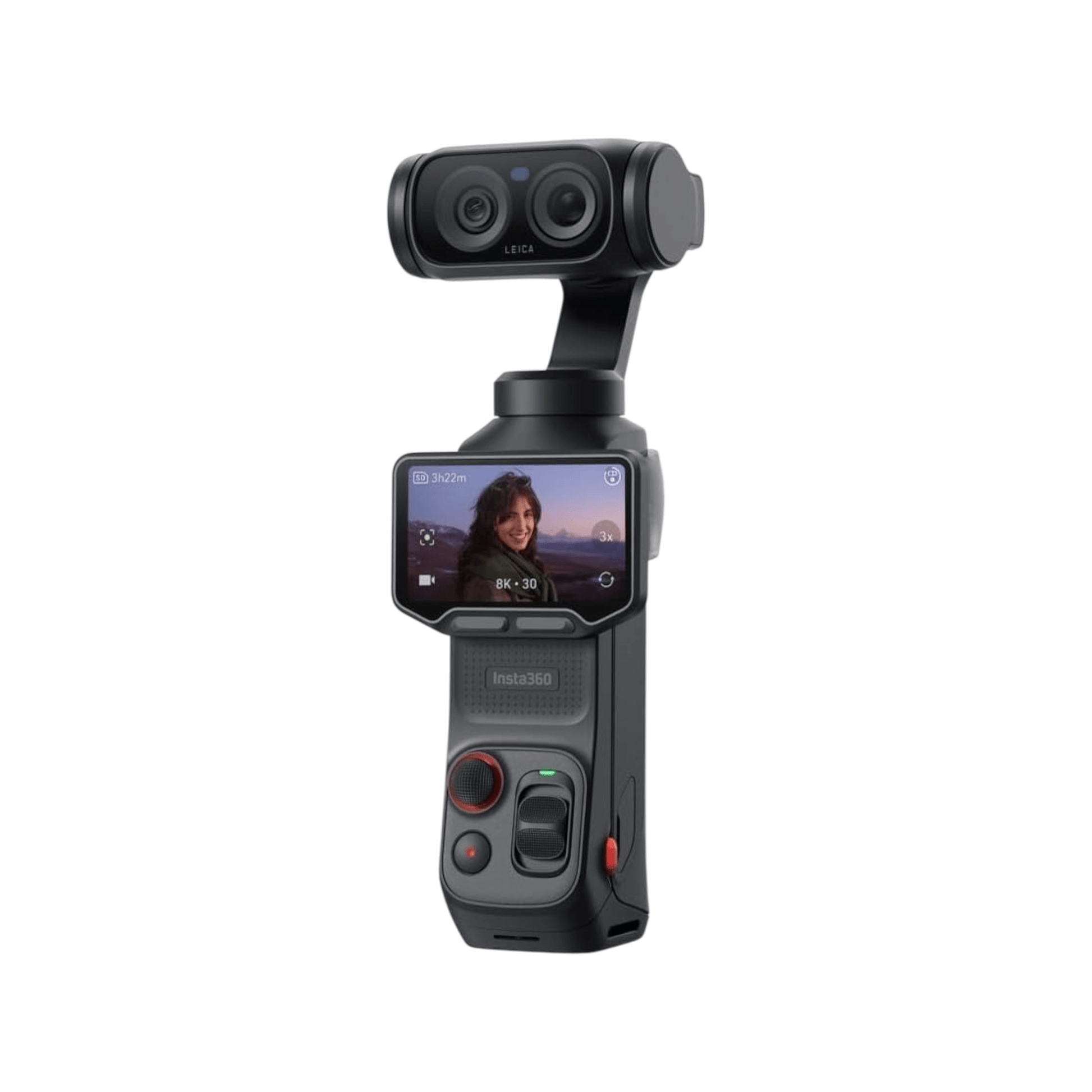 Insta360 Luna Ultra 8K Vlogging Camera with Dual Leica Lenses, 8K video recording for cinematic-quality footage.