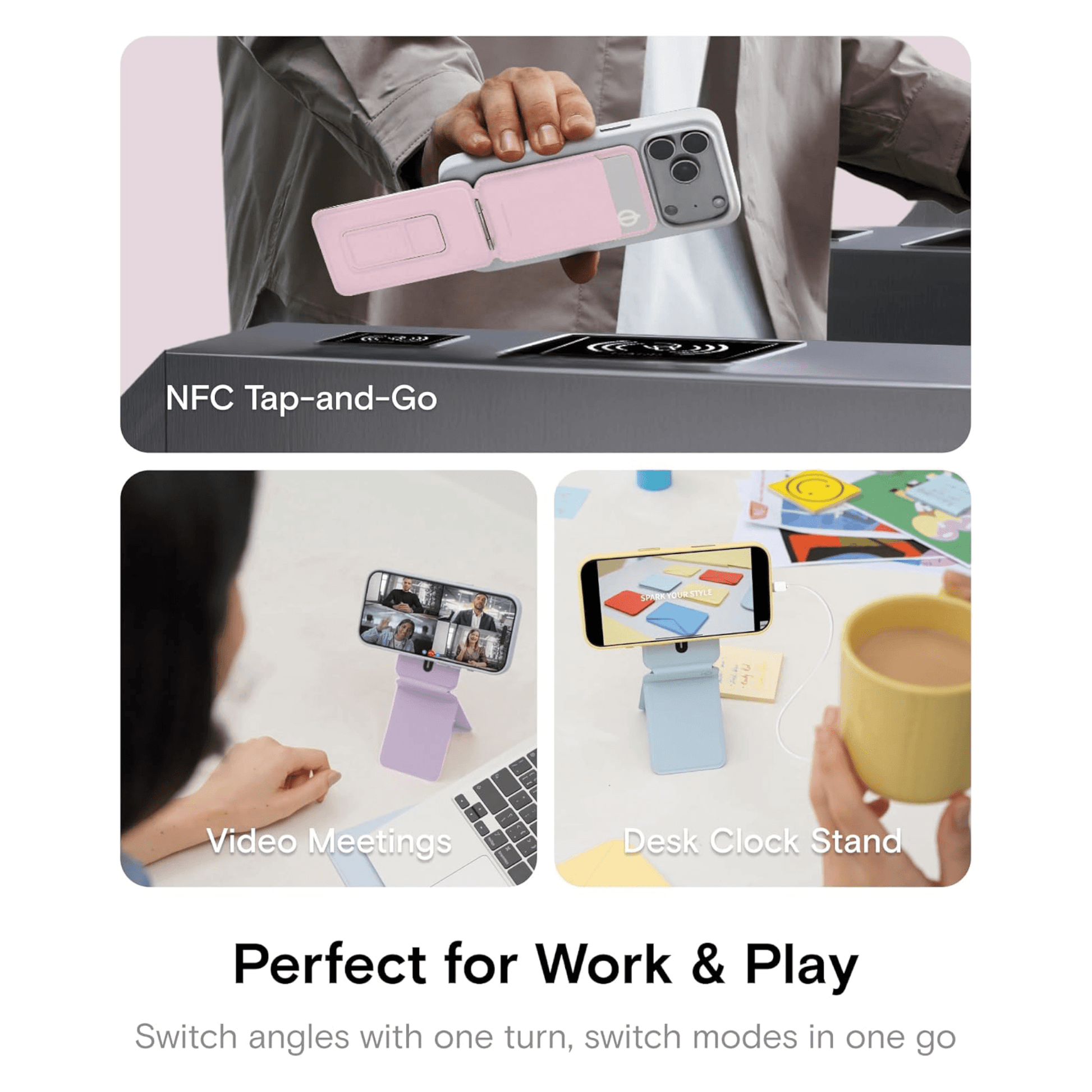 MOFT Phone Tripod Stand Magsafe - Pink