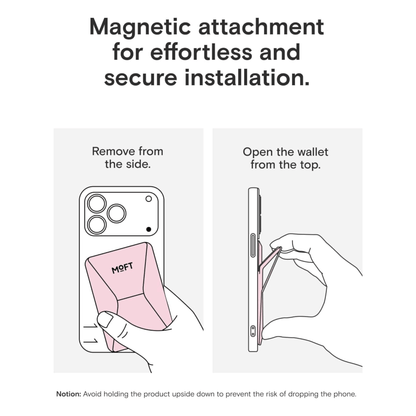 MOFT Magnetic Wallet Stand - MagSafe - Pink