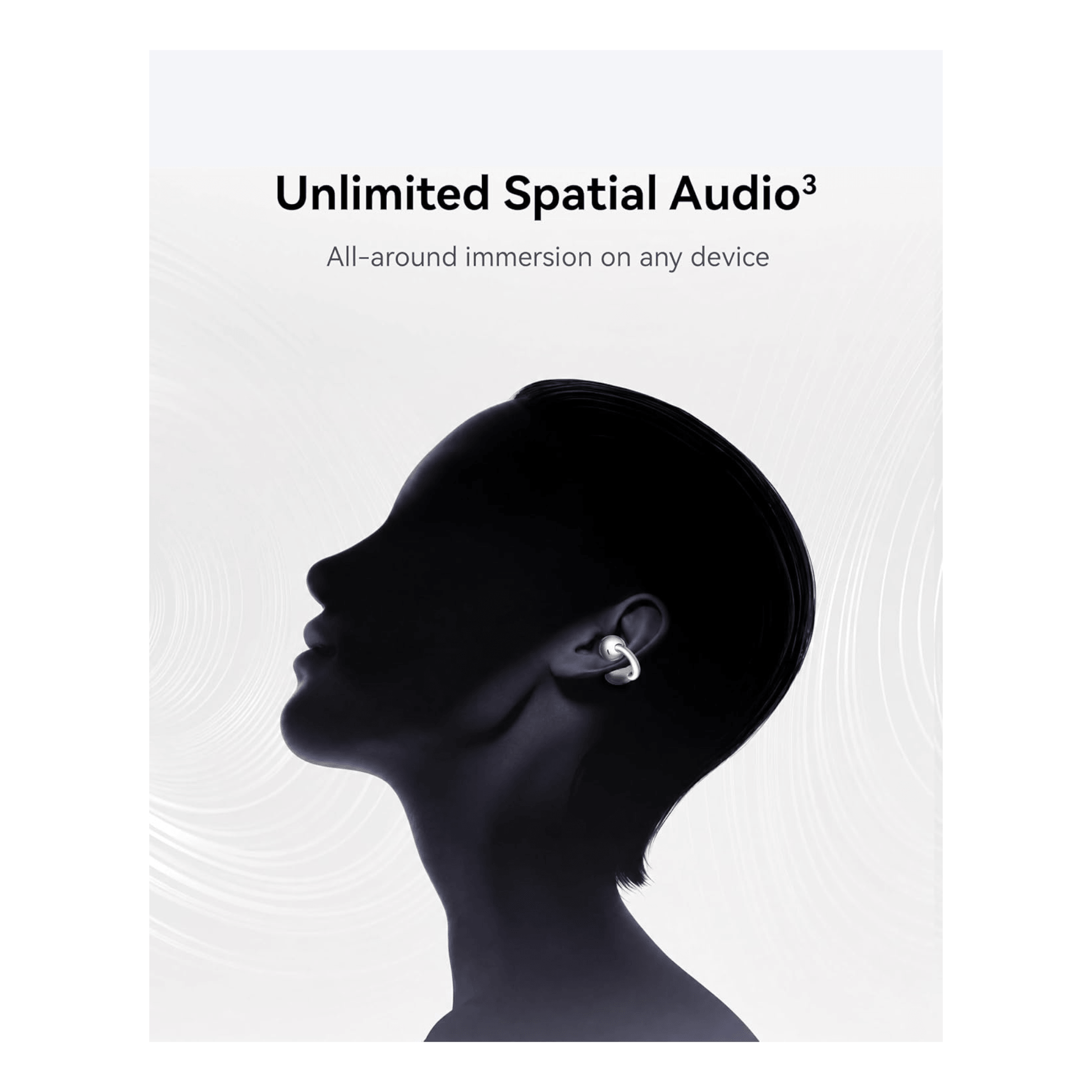 HUAWEI FreeClip 2 S Open-Ear Wireless Earbuds - Space Silver