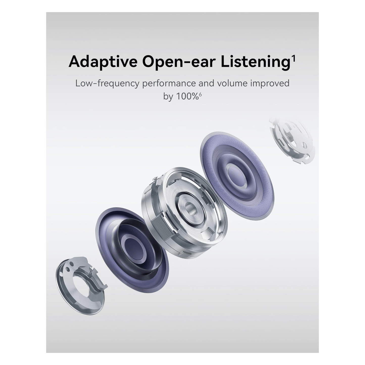 HUAWEI FreeClip 2 S Open-Ear Wireless Earbuds - Space Silver