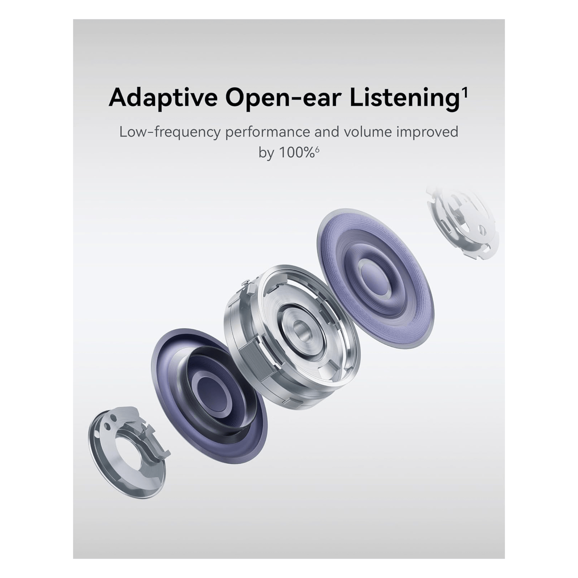 HUAWEI FreeClip 2 S Open-Ear Wireless Earbuds - Space Silver