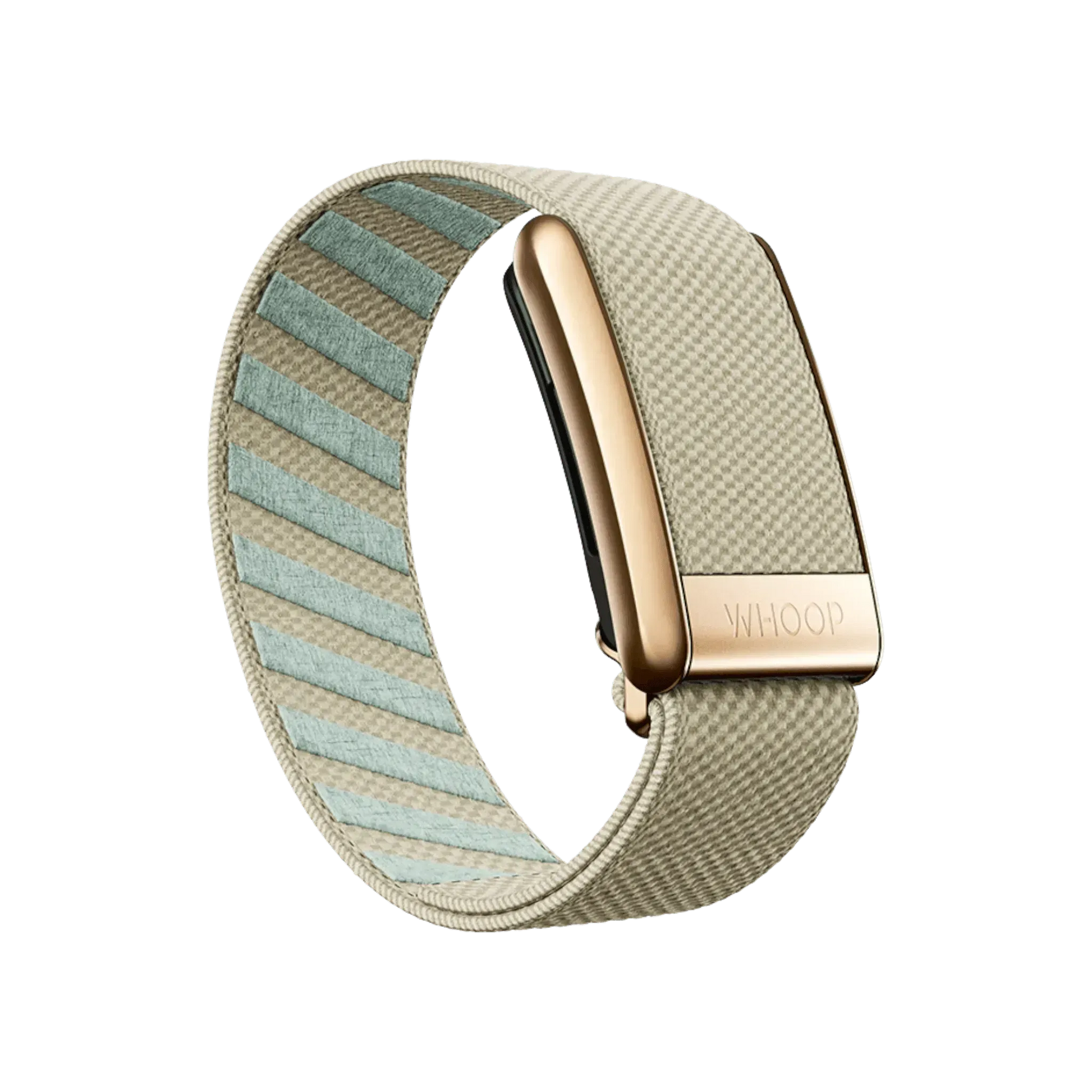 Sand Dune Rose Gold SuperKnit Luxe Band for Whoop, premium knit band with elegant design, from xStore in Qatar.