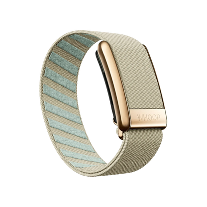 Sand Dune Rose Gold SuperKnit Luxe Band for Whoop, premium knit band with elegant design, from xStore in Qatar.