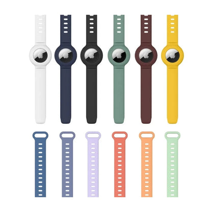 AirTag Soft Silicone Strap Sport Band, For Apple Airtags Wristbands Case Soft Silicons Strap, from xStore.qa in Qatar.