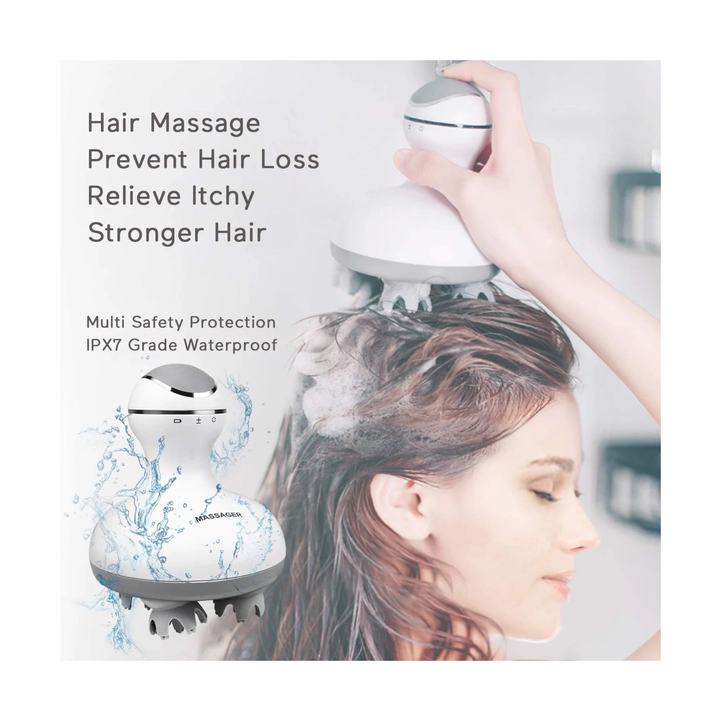 ‫ احصل على جهاز تدليك فروة الرأس الكهربائي من اكس ستور فى قطر. لاسلكي وقابل للشحن، مقاوم للماء، يساعد على الاسترخاء وتحفيز الدورة الدموية. 
