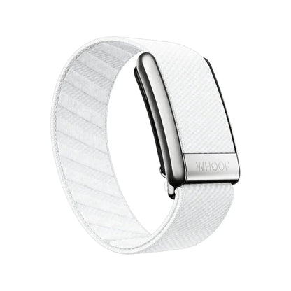 Arctic with Platinum SuperKnit Luxe Band for Whoop, premium knit band with elegant design, from xStore in Qatar.