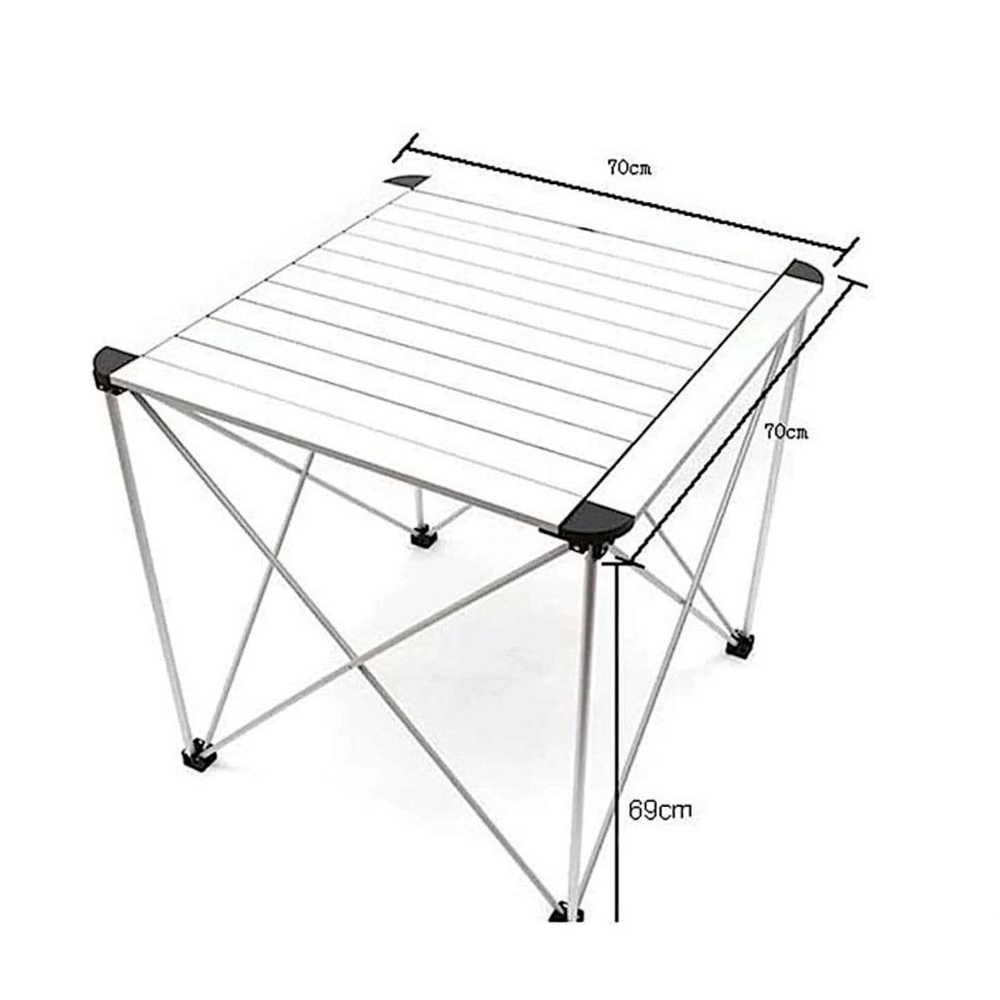 ‫احصل على طاولة قابلة للطي من اكس ستور في قطر. تصميم خفيف ومتين من الألومنيوم، مقاومة للماء والخدوش، للتخييم والرحلات.