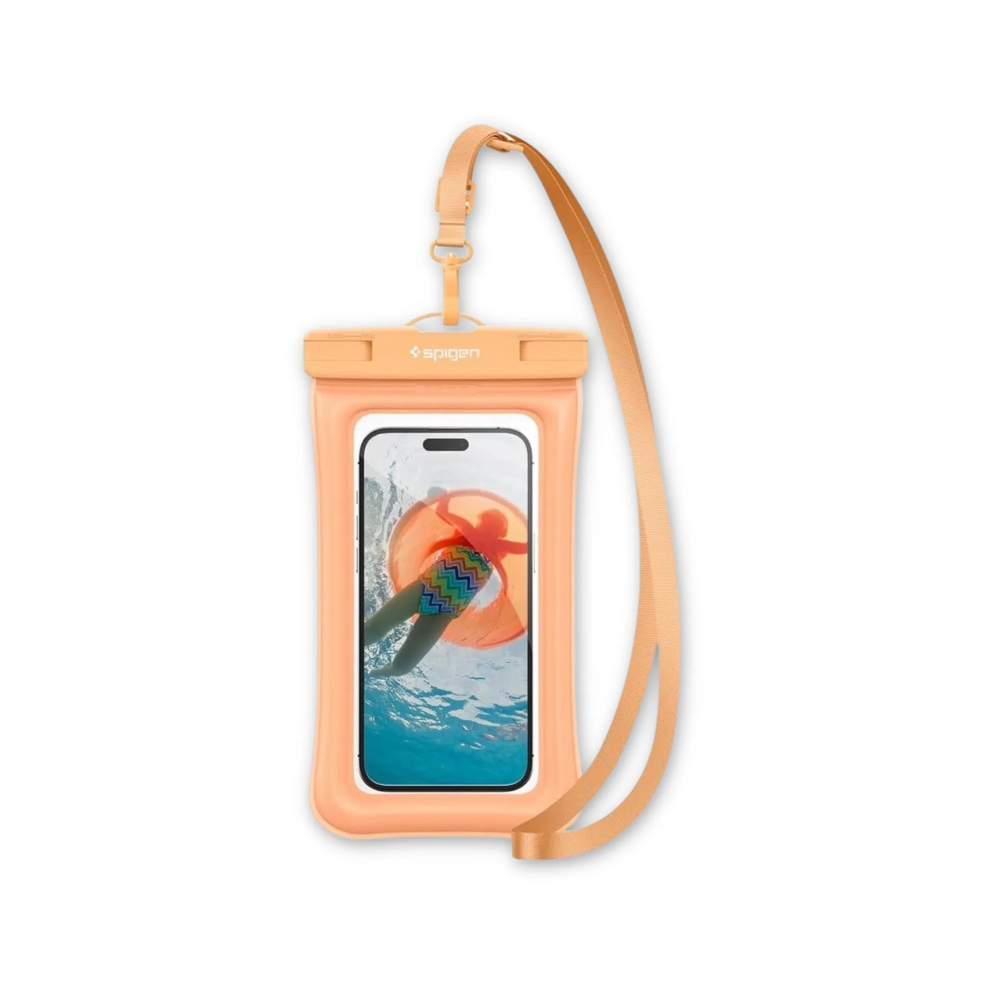 Water-proof Cover For phones, from Spigen Company, the possibility of diving up to 30 meters, Available at xStore.qa in Qatar.