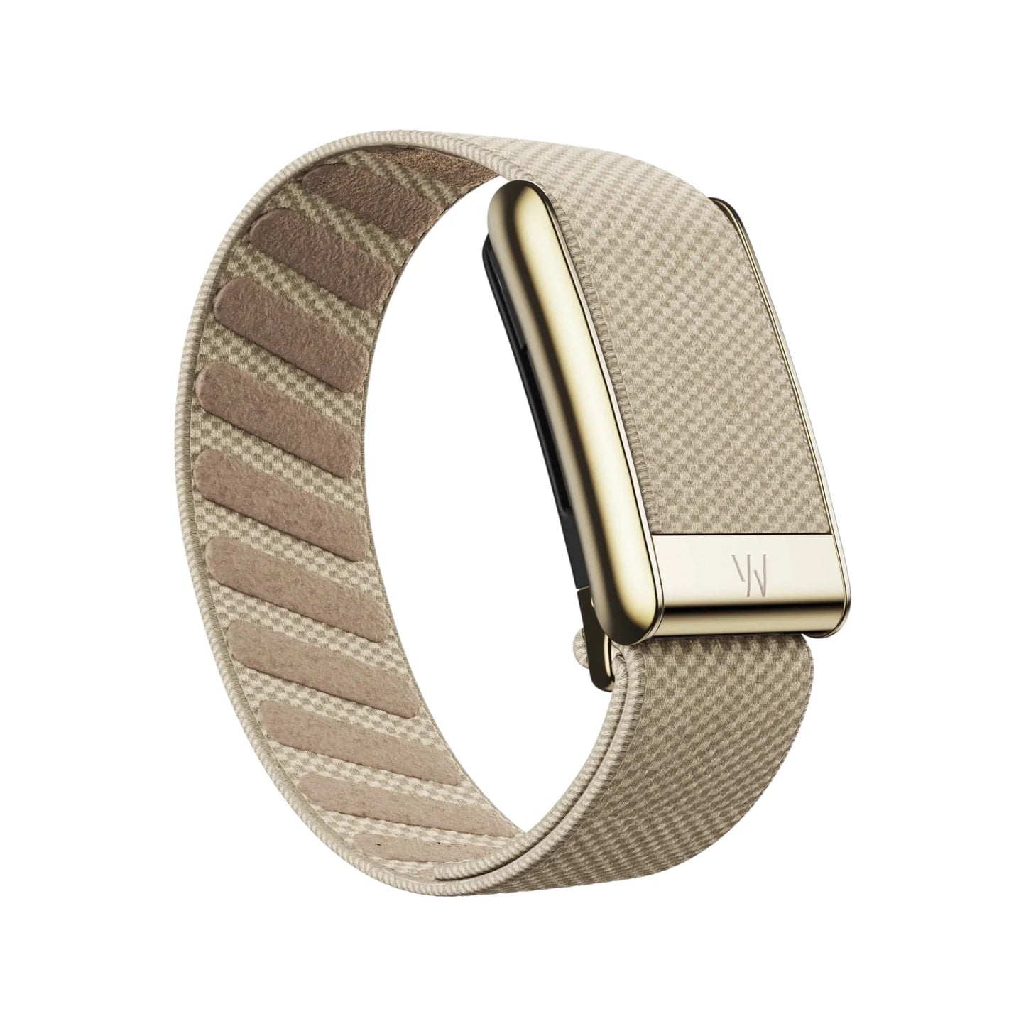 Whoop 5 SuperKnit Luxe Band - Dune with Gold, Available Now From xStore.qa in Qatar. 