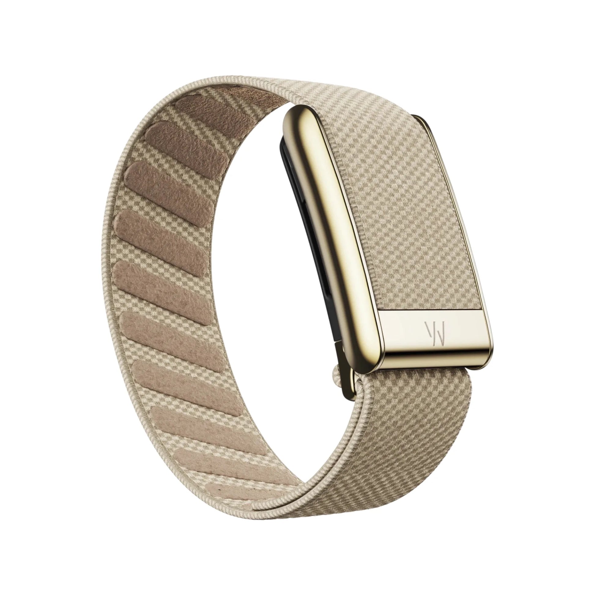 Whoop 5 SuperKnit Luxe Band - Dune with Gold, Available Now From xStore.qa in Qatar. 