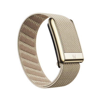Whoop 5 SuperKnit Luxe Band - Dune with Gold, Available Now From xStore.qa in Qatar. 