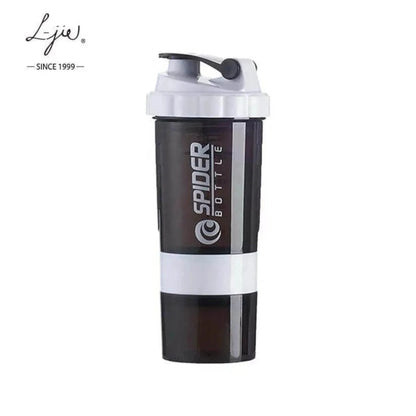 3 in 1 Protein Shaker - Multifunctional bottle for mixing, storage, and carrying supplements, leak-proof, available at xStore in Qatar.