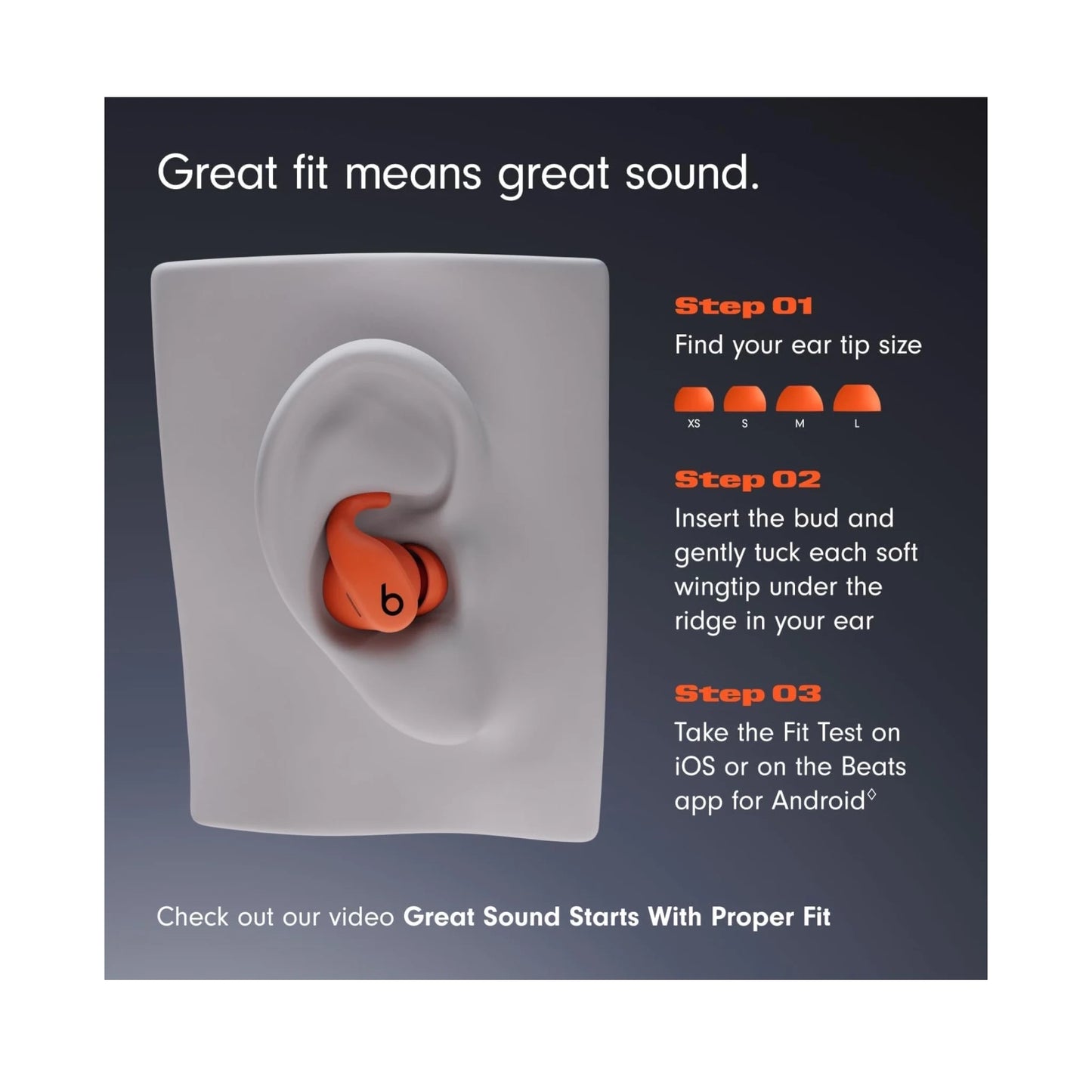 ‫احصل على سماعة بيتس فت من اكس ستور في قطر. إلغاء الضوضاء، مقاومة عرق IPX4، بطارية حتى ٣٠ ساعة. متوافقة مع Apple وAndroid.!