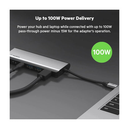 ‫وصلة بيلكن USB-C ٧ منافذ