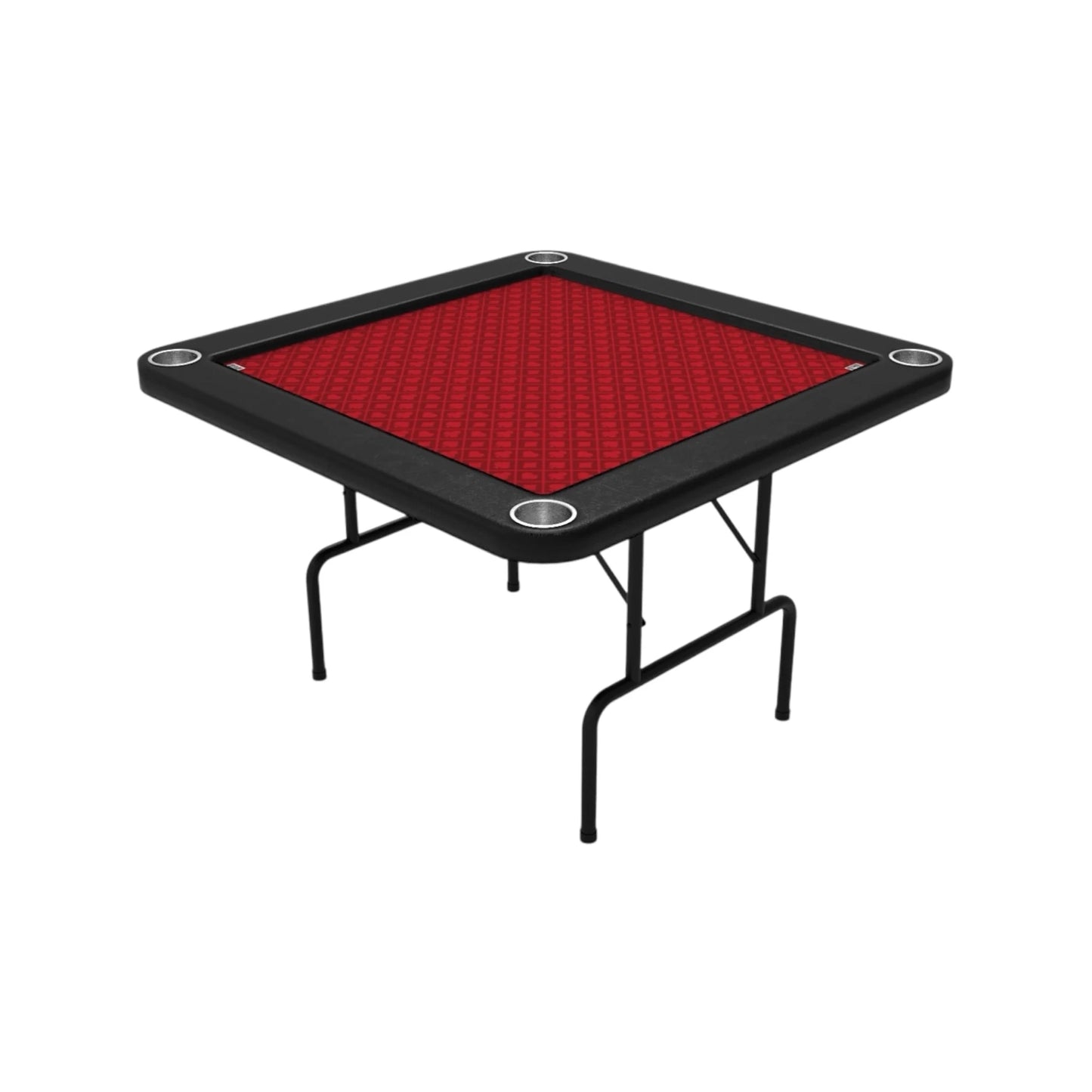 ‫طاولة الورق المربعة بتصميم أنيق، خشب عالي الجودة وأرجل معدنية متينة، حواف جلدية منحنية، قابلة للطي، لدي اكس ستور في قطر‬