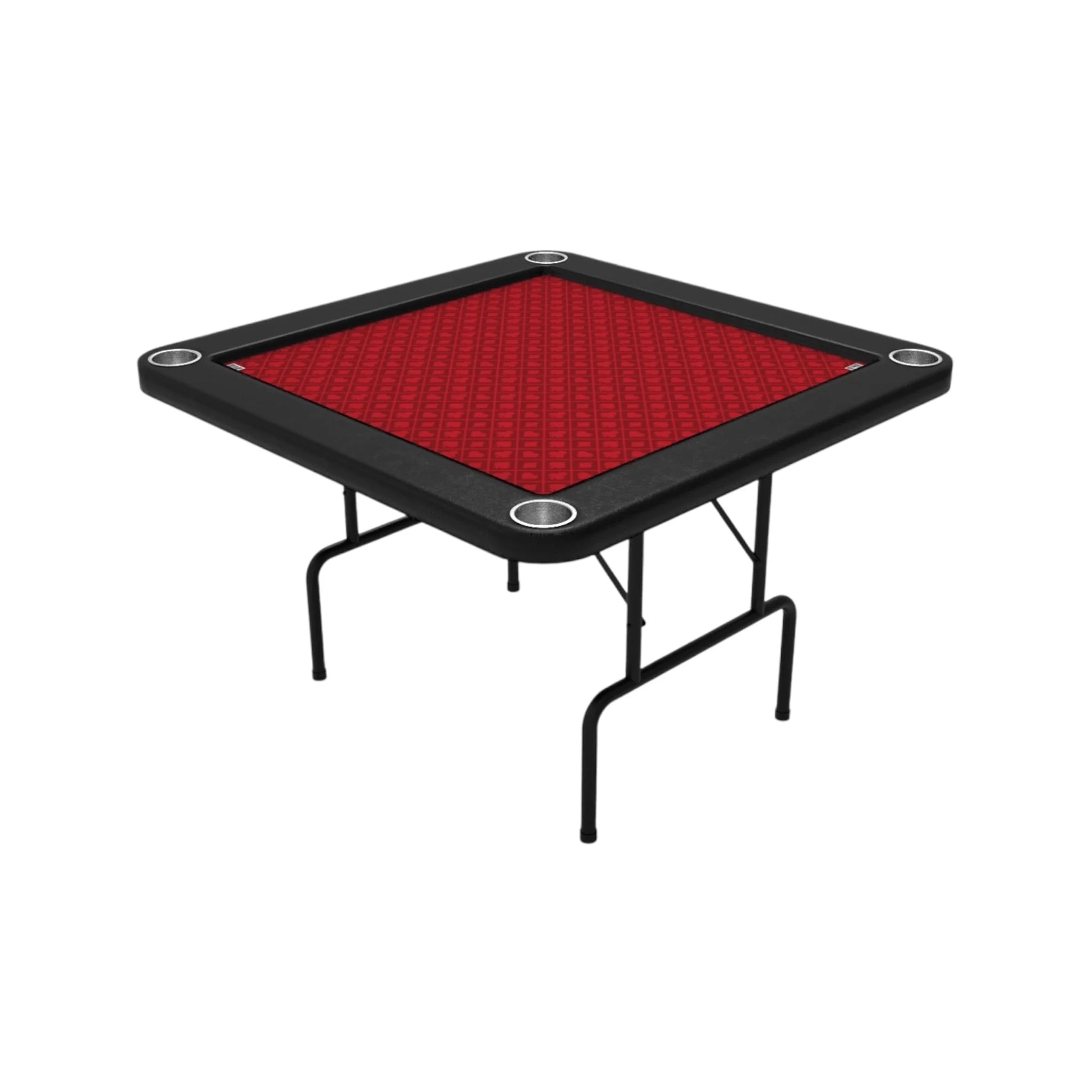 ‫طاولة الورق المربعة بتصميم أنيق، خشب عالي الجودة وأرجل معدنية متينة، حواف جلدية منحنية، قابلة للطي، لدي اكس ستور في قطر‬