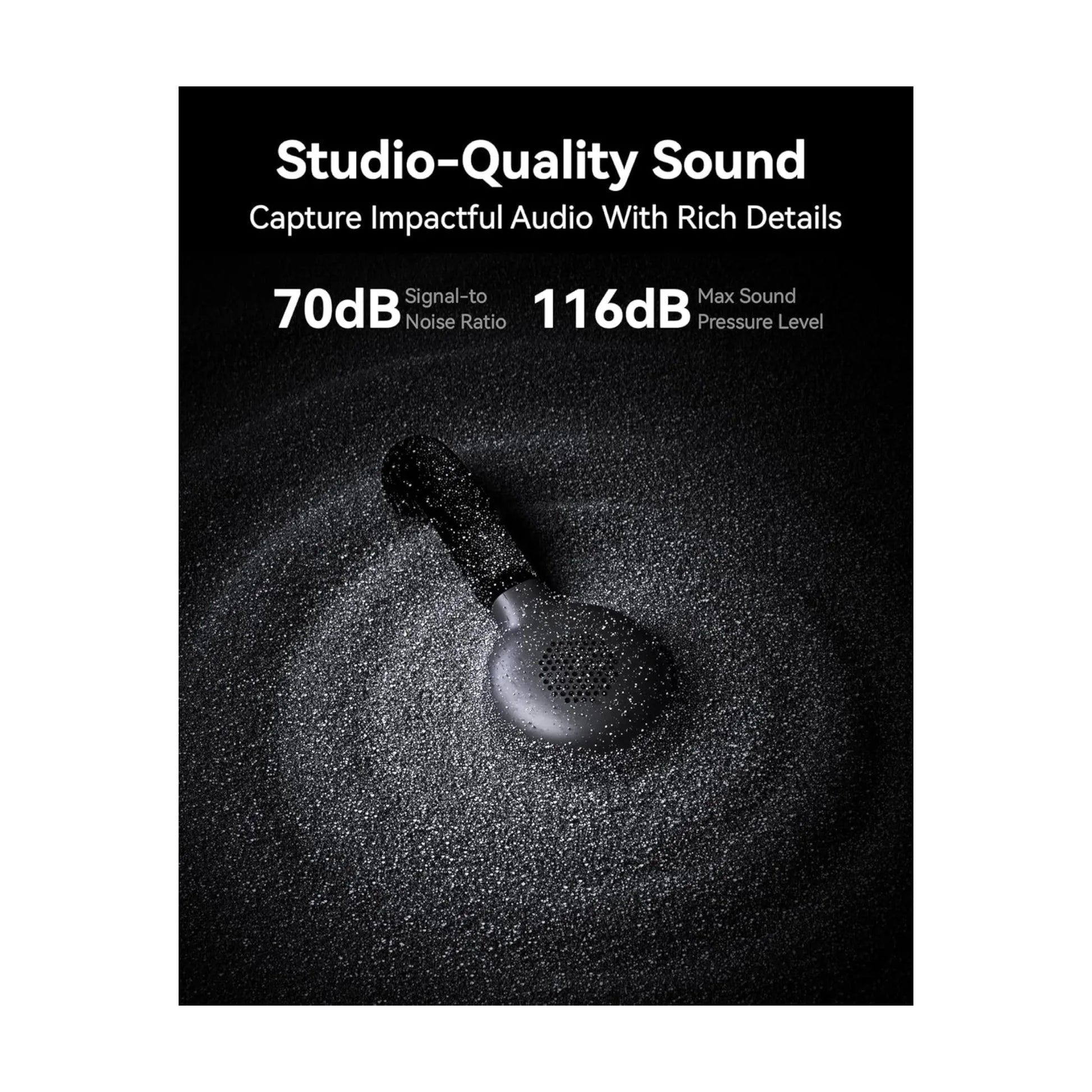 Hollyland Lark M2S Ultimate Combo Mic, 24-bit / 48kHz high-quality audio. xStore in Qatar.