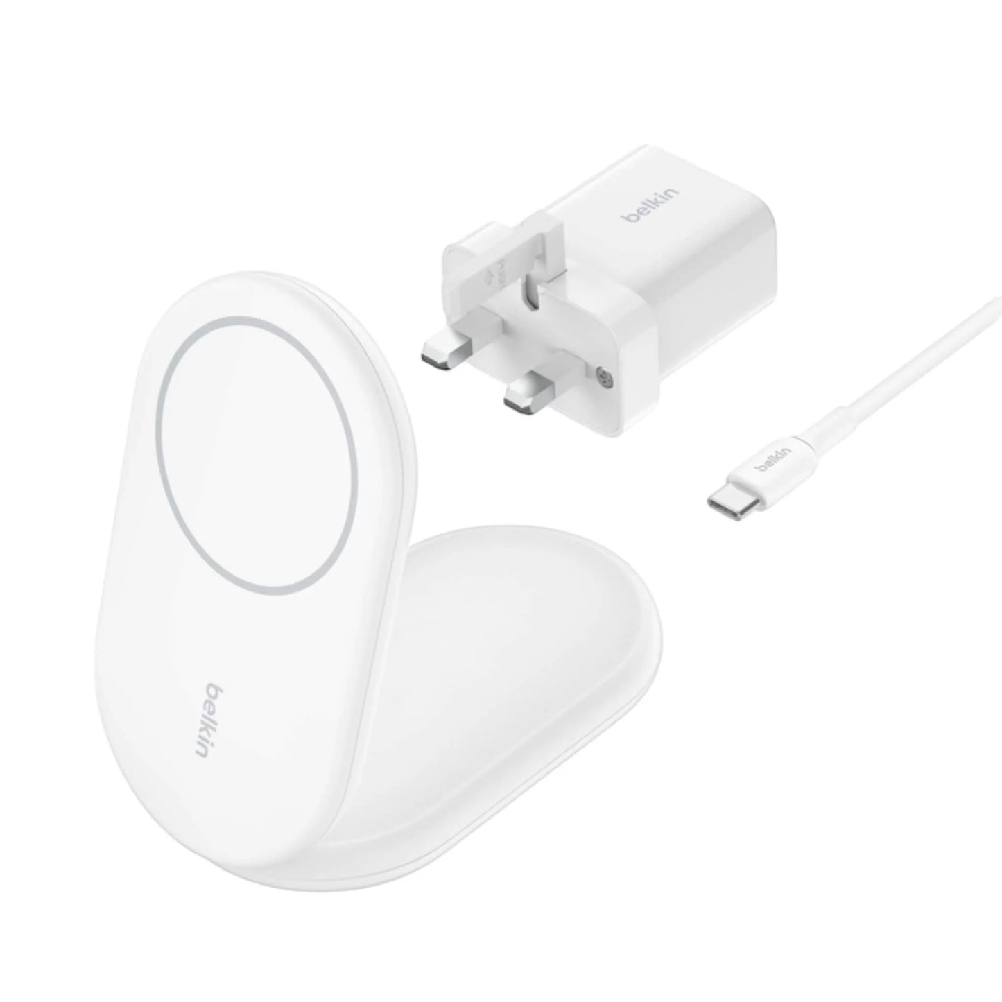 Belkin BoostCharge Qi2 MagSafe Charger, 15W, efficient and compact wireless charging for Apple devices, from xStore in Qatar