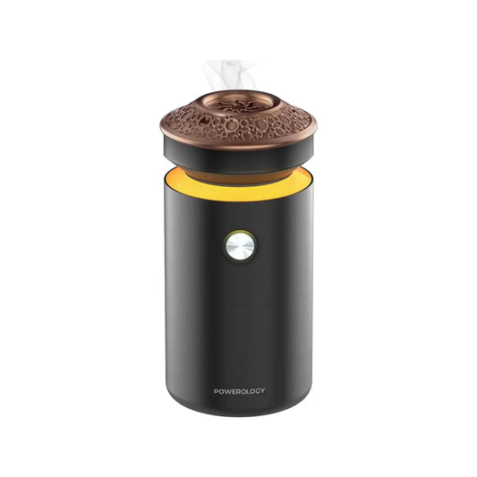 Powerology Oudan bakhoor burner smart diffuser black xStore Qatar home fragrance device