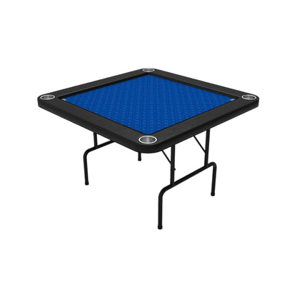 ‫طاولة الورق المربعة بتصميم أنيق، خشب عالي الجودة وأرجل معدنية متينة، حواف جلدية منحنية، قابلة للطي، لدي اكس ستور في قطر‬