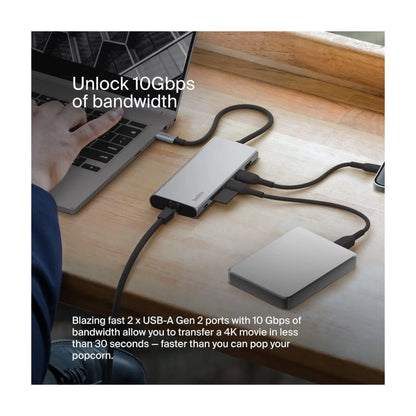 ‫وصلة بيلكن USB-C ٧ منافذ