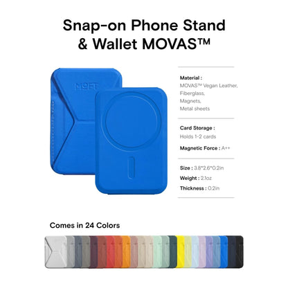 Get MOFT Magnetic Wallet Stand - MagSafe in Sapphire, comfort on any surface. Available Now From xStore.qa in Qatar.
