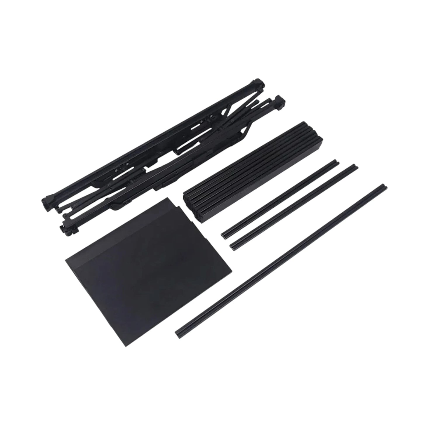 ‫احصل على طاولة تخييم قابلة للطي من اكس ستور في قطر. ألومنيوم متين، وزن ٤ كجم، ارتفاع قابل للتعديل، مثالية للطبخ، النزهات. 