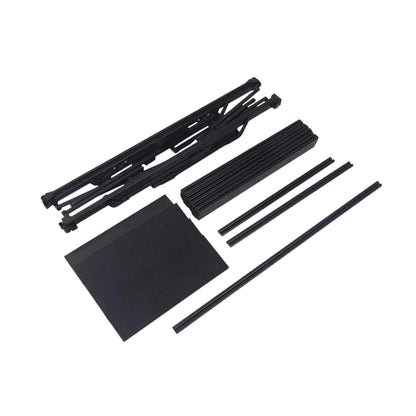 ‫احصل على طاولة تخييم قابلة للطي من اكس ستور في قطر. ألومنيوم متين، وزن ٤ كجم، ارتفاع قابل للتعديل، مثالية للطبخ، النزهات. 