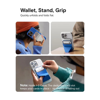 ‫احصل علي مسكة وستاند ومحفظة من شركة موفت من اكس ستور في قطر وبأفضل سعر. مصنوعة من جلد عالي الجودة تدعم ماج سيف. 