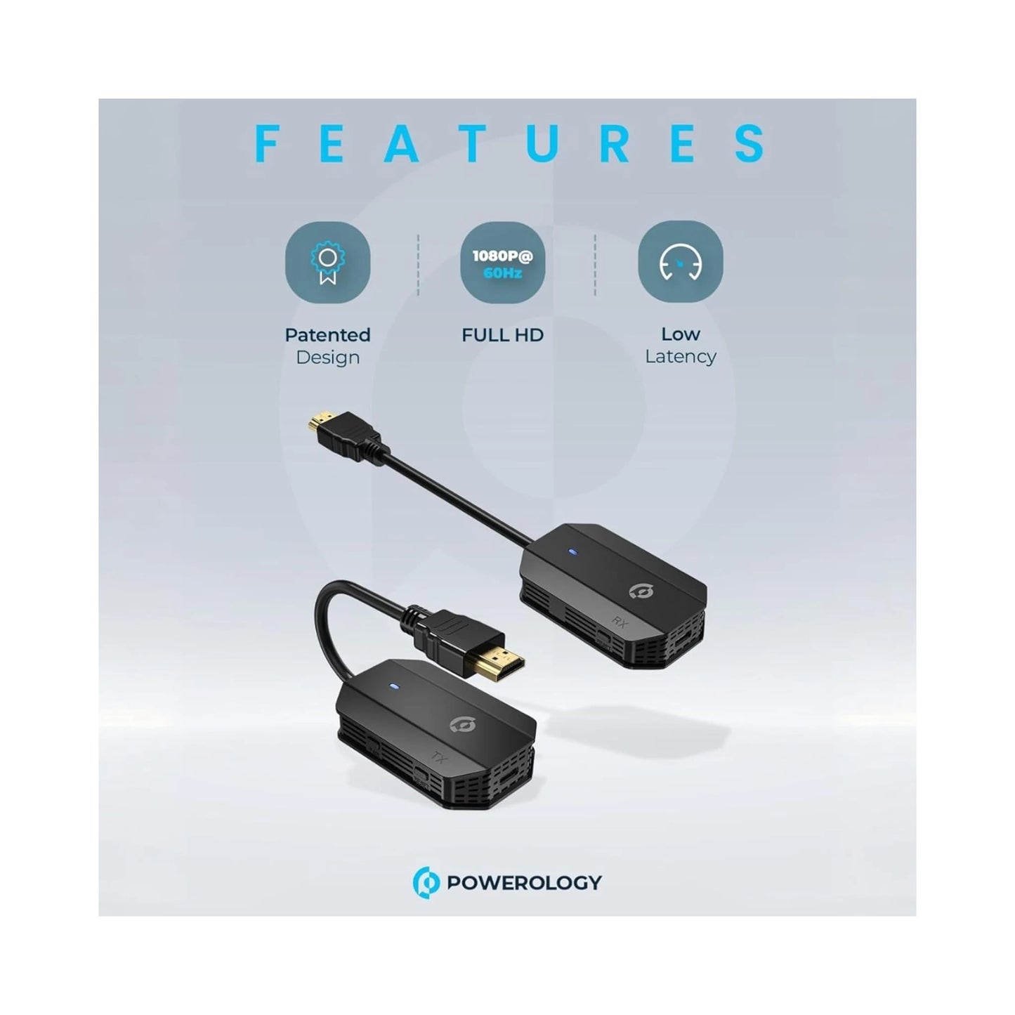 ‫جهاز إرسال واستقبال HDMI لاسلكي, وقت استجابة منخفض ومثالي للألعاب والعروض، متوفر الان لدي اكس ستور في قطر