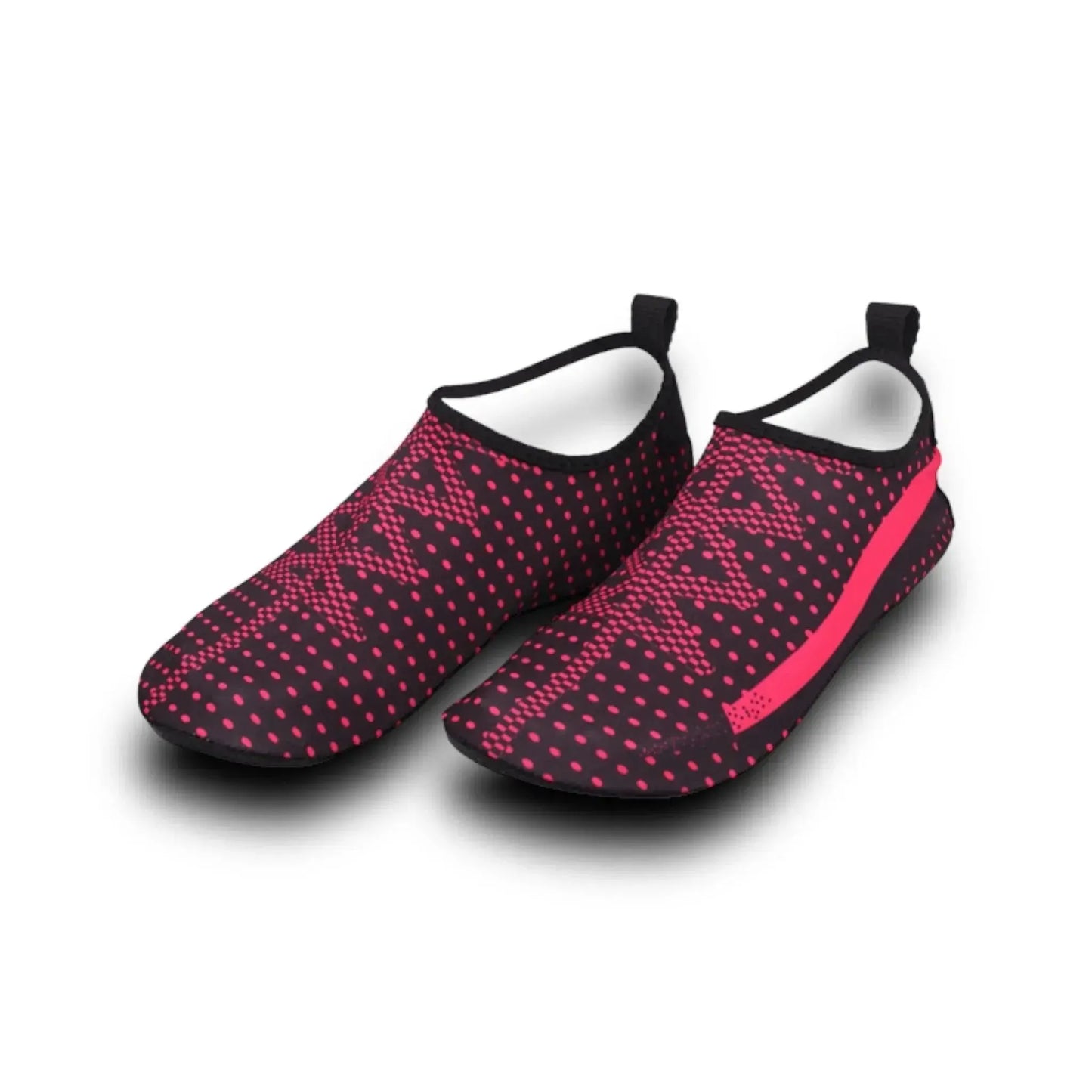 Beach Shoes - Black & Pink, comfortable, slip-resistant, and durable for beach wear, available at xStore in Qatar.